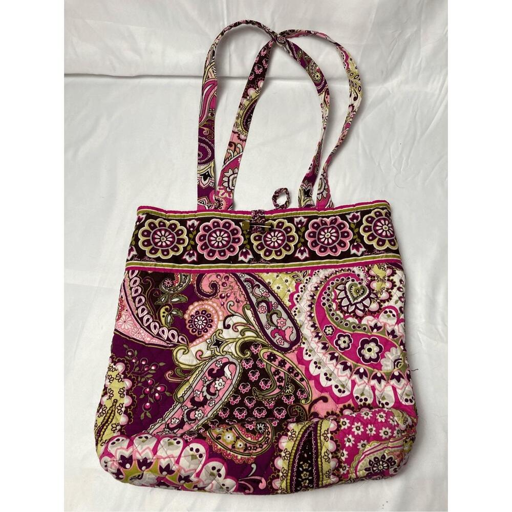 Vera‎ Bradley Villager Tote in Very Berry